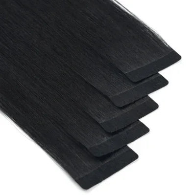 Jet Black Tape-Ins - TAMY DOLL HAIR